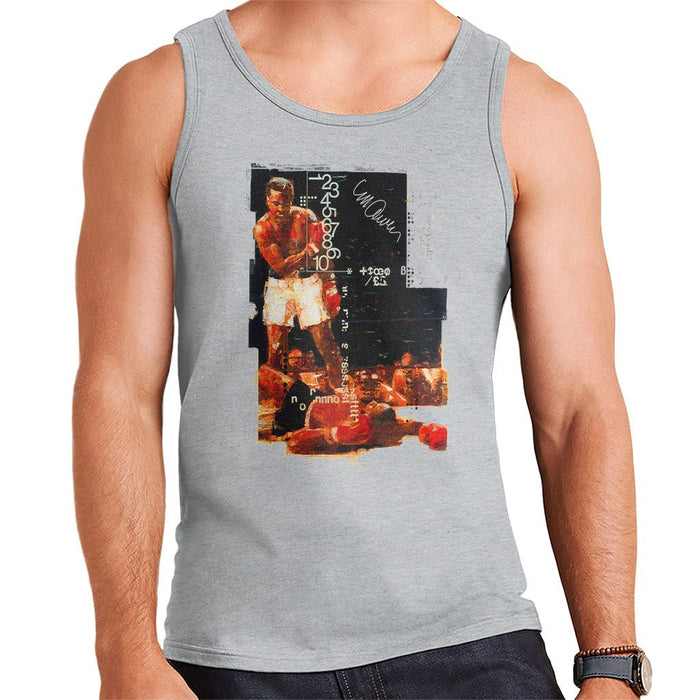 Sidney Maurer Original Portrait Of Muhammad Ali Sonny Liston Knockout Mens Vest - Mens Vest