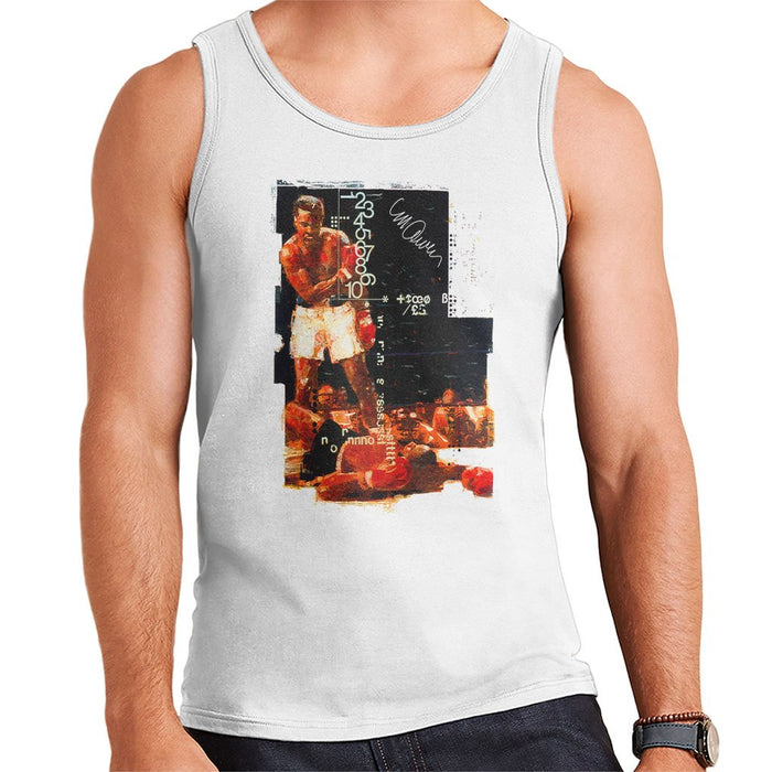 Sidney Maurer Original Portrait Of Muhammad Ali Sonny Liston Knockout Mens Vest - Mens Vest
