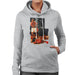 Sidney Maurer Original Portrait Of Muhammad Ali Sonny Liston Knockout Womens Hooded Sweatshirt - Womens Hooded Sweatshirt
