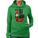 Sidney Maurer Original Portrait Of Muhammad Ali Sonny Liston Knockout Womens Hooded Sweatshirt - Womens Hooded Sweatshirt