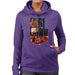 Sidney Maurer Original Portrait Of Muhammad Ali Sonny Liston Knockout Womens Hooded Sweatshirt - Womens Hooded Sweatshirt