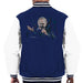 Sidney Maurer Original Portrait Of Neil Diamond Singing Mens Varsity Jacket - Small / Navy/White - Mens Varsity Jacket