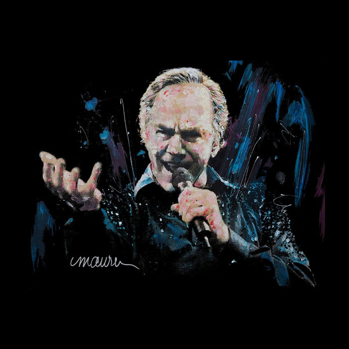Sidney Maurer Original Portrait Of Neil Diamond Singing Mens T-Shirt - Mens T-Shirt