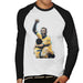 Sidney Maurer Original Portrait Of Pele Mens Baseball Long Sleeved T-Shirt - Mens Baseball Long Sleeved T-Shirt