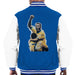 Sidney Maurer Original Portrait Of Pele Mens Varsity Jacket - Small / Royal/White - Mens Varsity Jacket
