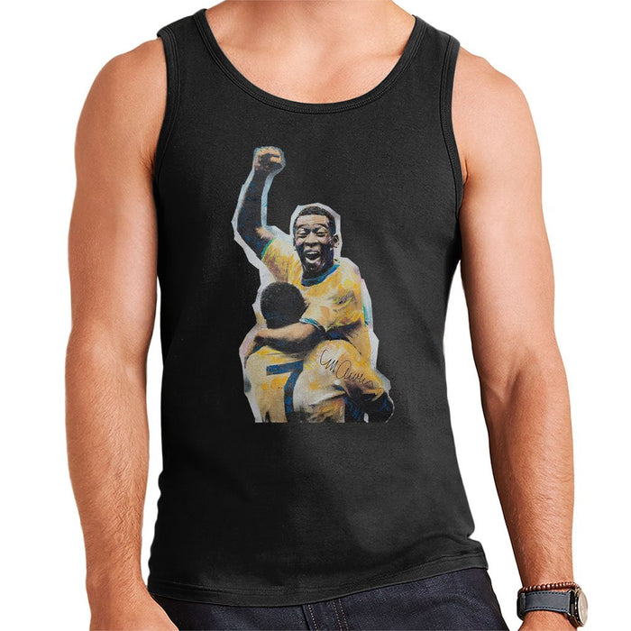 Sidney Maurer Original Portrait Of Pele Mens Vest - Mens Vest