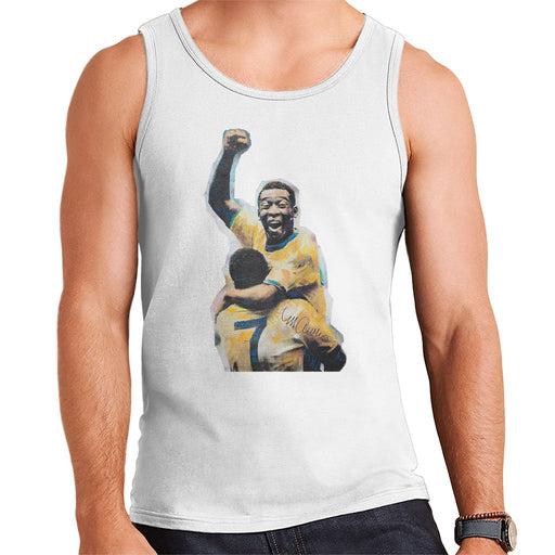 Sidney Maurer Original Portrait Of Pele Mens Vest - Mens Vest