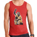 Sidney Maurer Original Portrait Of Pele Mens Vest - Small / Red - Mens Vest