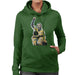 Sidney Maurer Original Portrait Of Pele Womens Hooded Sweatshirt - Womens Hooded Sweatshirt