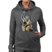 Sidney Maurer Original Portrait Of Pele Womens Hooded Sweatshirt - Womens Hooded Sweatshirt