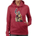 Sidney Maurer Original Portrait Of Pele Womens Hooded Sweatshirt - Womens Hooded Sweatshirt