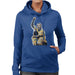 Sidney Maurer Original Portrait Of Pele Womens Hooded Sweatshirt - Womens Hooded Sweatshirt