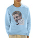 Sidney Maurer Original Portrait Of Steve McQueen Kids Sweatshirt - Kids Boys Sweatshirt