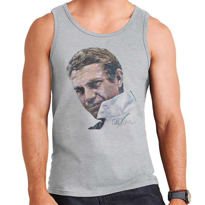 Sidney Maurer Original Portrait Of Steve McQueen Mens Vest - Mens Vest