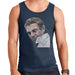 Sidney Maurer Original Portrait Of Steve McQueen Mens Vest - Small / Navy Blue - Mens Vest