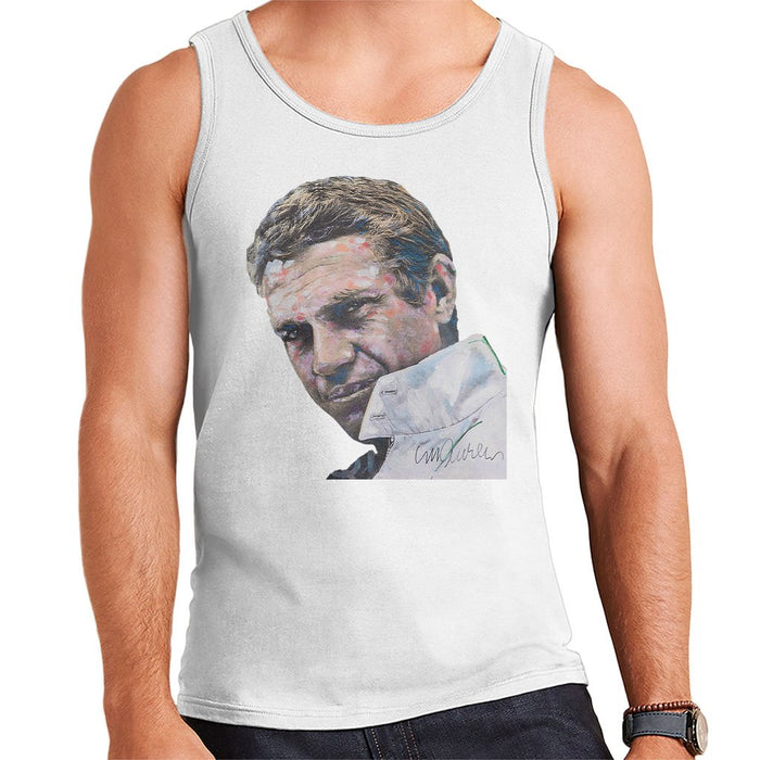 Sidney Maurer Original Portrait Of Steve McQueen Mens Vest - Mens Vest