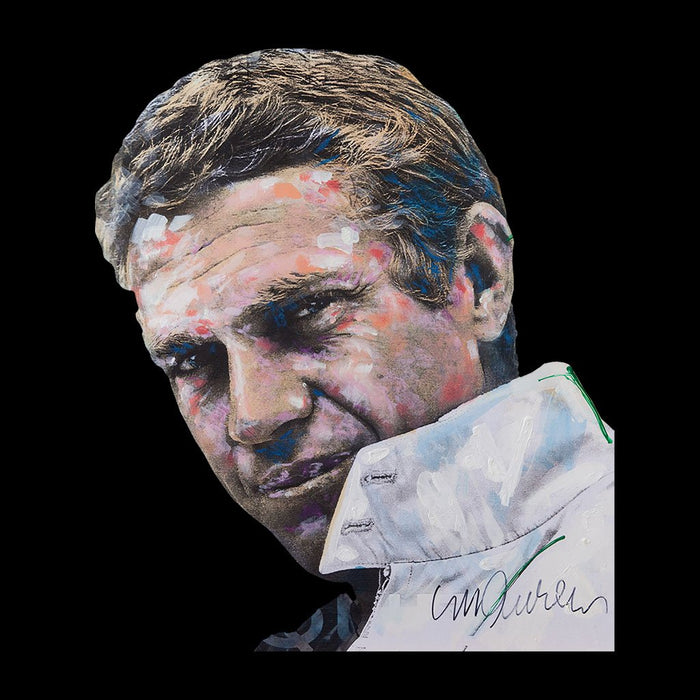 Sidney Maurer Original Portrait Of Steve McQueen Kids Sweatshirt - Kids Boys Sweatshirt