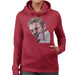 Sidney Maurer Original Portrait Of Steve McQueen Womens Hooded Sweatshirt - Womens Hooded Sweatshirt