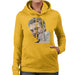 Sidney Maurer Original Portrait Of Steve McQueen Womens Hooded Sweatshirt - Womens Hooded Sweatshirt