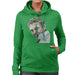 Sidney Maurer Original Portrait Of Steve McQueen Womens Hooded Sweatshirt - Womens Hooded Sweatshirt
