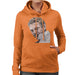 Sidney Maurer Original Portrait Of Steve McQueen Womens Hooded Sweatshirt - Womens Hooded Sweatshirt