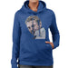 Sidney Maurer Original Portrait Of Steve McQueen Womens Hooded Sweatshirt - Womens Hooded Sweatshirt
