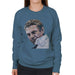 Sidney Maurer Original Portrait Of Steve McQueen Womens Sweatshirt - Womens Sweatshirt