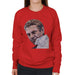 Sidney Maurer Original Portrait Of Steve McQueen Womens Sweatshirt - Womens Sweatshirt