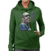 Sidney Maurer Original Portrait Of Stevie Wonder Womens Hooded Sweatshirt - Womens Hooded Sweatshirt