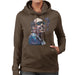 Sidney Maurer Original Portrait Of Stevie Wonder Womens Hooded Sweatshirt - Womens Hooded Sweatshirt