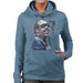 Sidney Maurer Original Portrait Of Stevie Wonder Womens Hooded Sweatshirt - Womens Hooded Sweatshirt