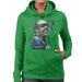 Sidney Maurer Original Portrait Of Stevie Wonder Womens Hooded Sweatshirt - Womens Hooded Sweatshirt
