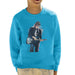 Sidney Maurer Original Portrait Of Bob Dylan On Bass Kids Sweatshirt - Kids Boys Sweatshirt