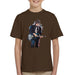 Sidney Maurer Original Portrait Of Bob Dylan On Bass Kids T-Shirt - Kids Boys T-Shirt