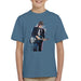 Sidney Maurer Original Portrait Of Bob Dylan On Bass Kids T-Shirt - Kids Boys T-Shirt