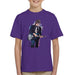Sidney Maurer Original Portrait Of Bob Dylan On Bass Kids T-Shirt - Kids Boys T-Shirt