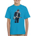 Sidney Maurer Original Portrait Of Bob Dylan On Bass Kids T-Shirt - Kids Boys T-Shirt