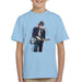 Sidney Maurer Original Portrait Of Bob Dylan On Bass Kids T-Shirt - Kids Boys T-Shirt