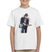 Sidney Maurer Original Portrait Of Bob Dylan On Bass Kids T-Shirt - Kids Boys T-Shirt