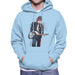 Sidney Maurer Original Portrait Of Bob Dylan On Bass Mens Hooded Sweatshirt - Mens Hooded Sweatshirt
