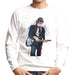 Sidney Maurer Original Portrait Of Bob Dylan On Bass Mens Sweatshirt - Mens Sweatshirt