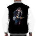 Sidney Maurer Original Portrait Of Bob Dylan On Bass Mens Varsity Jacket - Mens Varsity Jacket