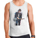 Sidney Maurer Original Portrait Of Bob Dylan On Bass Mens Vest - Mens Vest