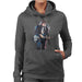 Sidney Maurer Original Portrait Of Bob Dylan On Bass Womens Hooded Sweatshirt - Womens Hooded Sweatshirt