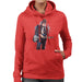 Sidney Maurer Original Portrait Of Bob Dylan On Bass Womens Hooded Sweatshirt - Womens Hooded Sweatshirt