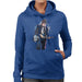 Sidney Maurer Original Portrait Of Bob Dylan On Bass Womens Hooded Sweatshirt - Womens Hooded Sweatshirt