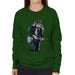 Sidney Maurer Original Portrait Of Bob Dylan On Bass Womens Sweatshirt - Womens Sweatshirt