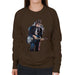Sidney Maurer Original Portrait Of Bob Dylan On Bass Womens Sweatshirt - Womens Sweatshirt