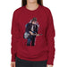 Sidney Maurer Original Portrait Of Bob Dylan On Bass Womens Sweatshirt - Womens Sweatshirt
