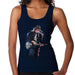Sidney Maurer Original Portrait Of Bob Dylan On Bass Womens Vest - Small / Navy Blue - Womens Vest